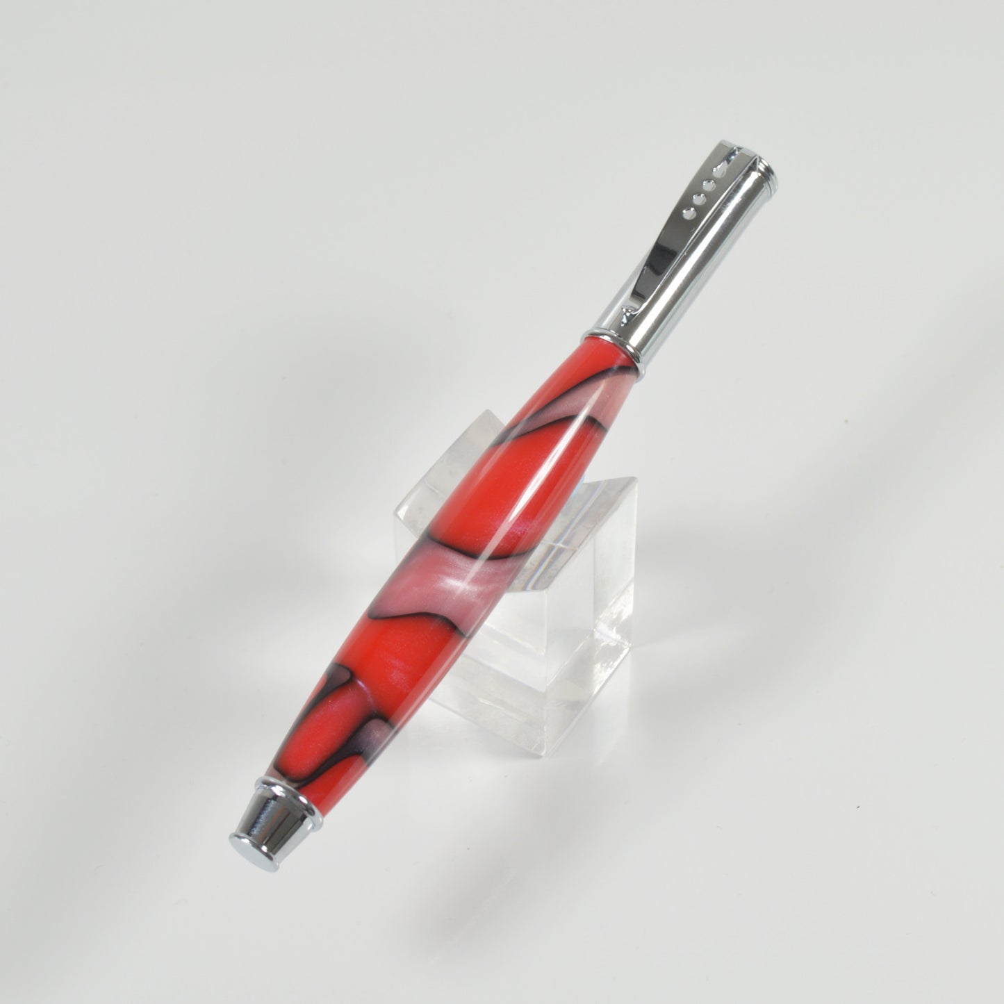 Chrome Top Rollerball (Acrylic Volcano)