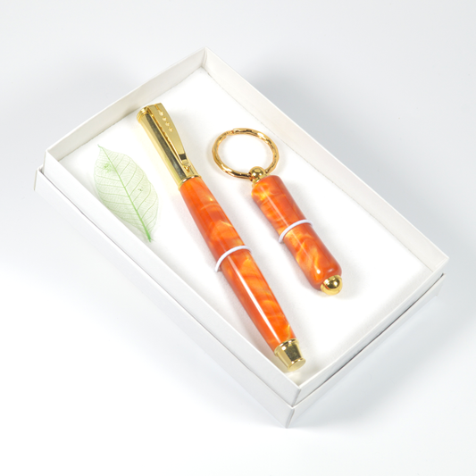 Hand CraftedPen & Keyring Box Set | Greenleaf Crafts